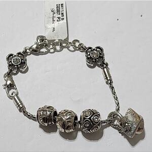 Brighton Mayflower A graduation charm bracelet‎ new!!!